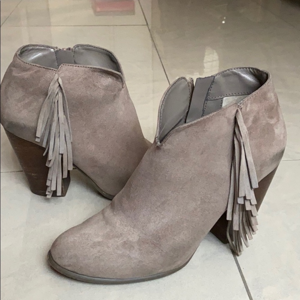 Carlos Santana Suede Booties